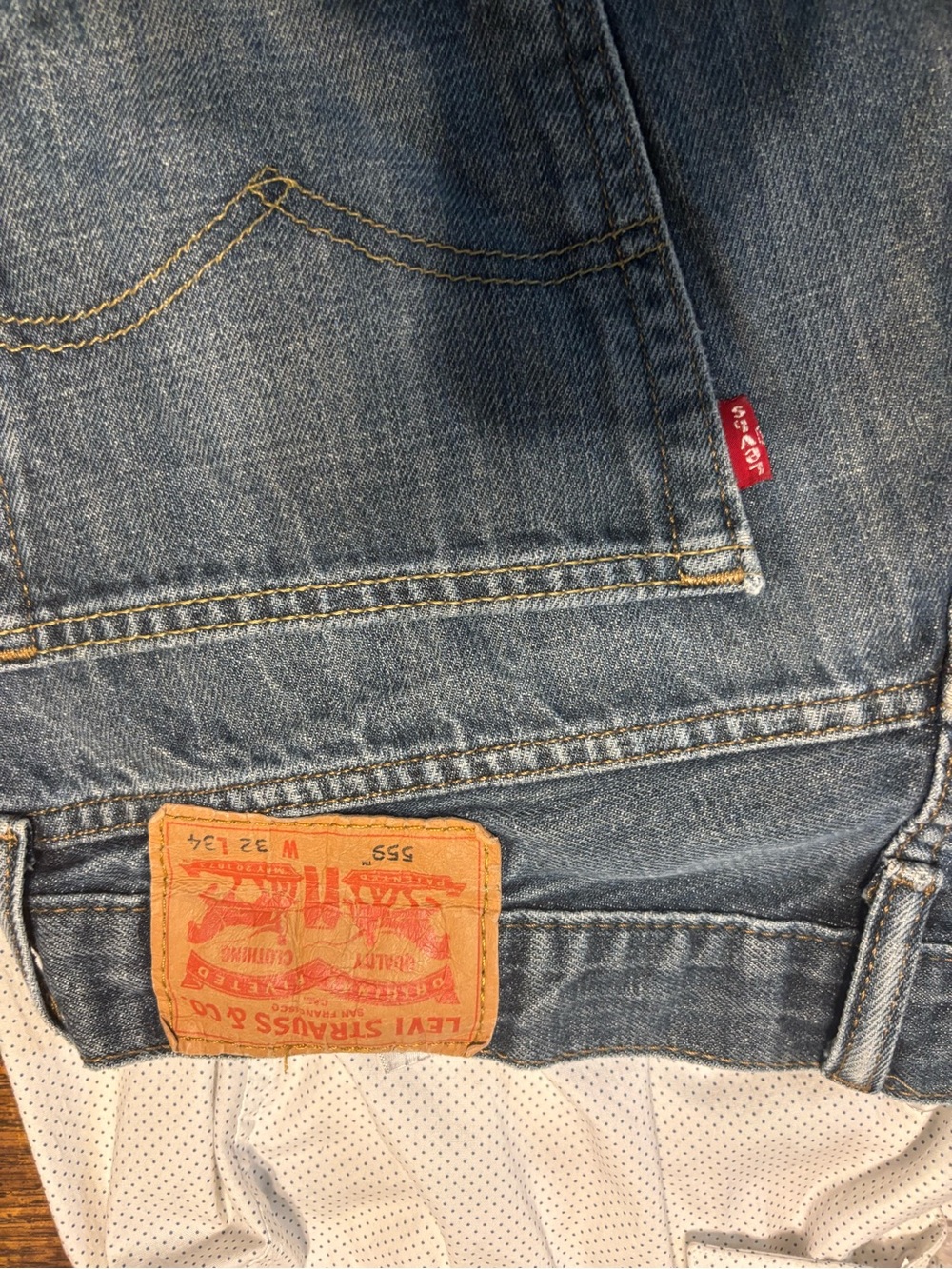 Men's medium 32w bundle Levi’s True luck Alfini Haggar Express 2 jeans&3 shirts - Picture 8 of 16